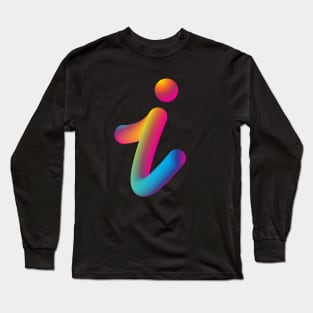 curly i Long Sleeve T-Shirt